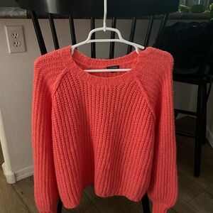 Wild Fable Pink Coral Sweater Womens Size S Long Sleeve